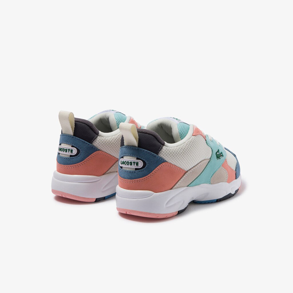 Women's Storm 96 Textile and Suede Sneakers / Lacoste