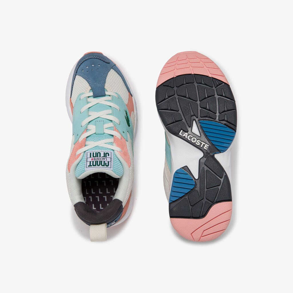 Women's Storm 96 Textile and Suede Sneakers / Lacoste