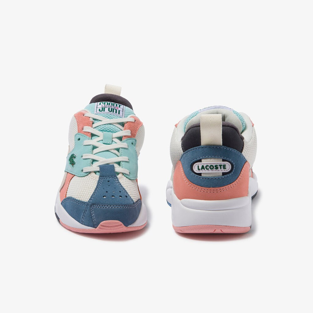 Women's Storm 96 Textile and Suede Sneakers / Lacoste