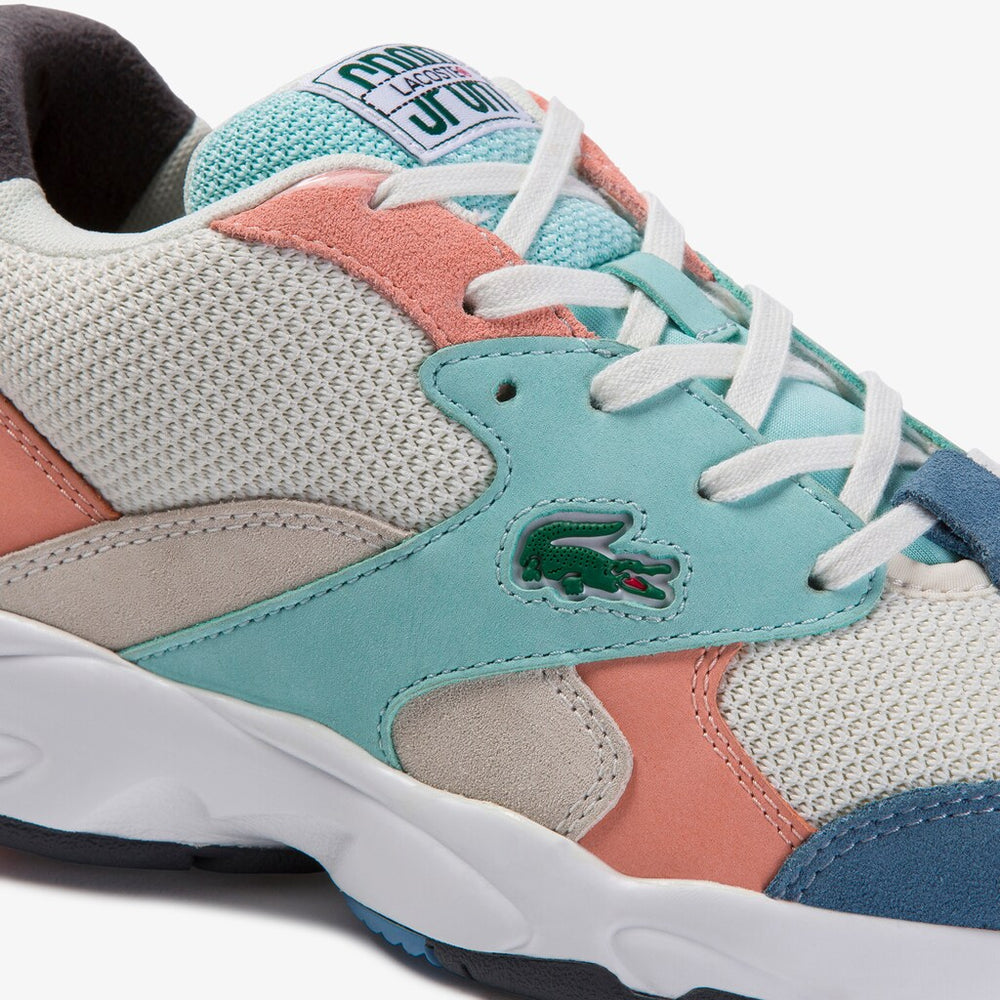 Women's Storm 96 Textile and Suede Sneakers / Lacoste