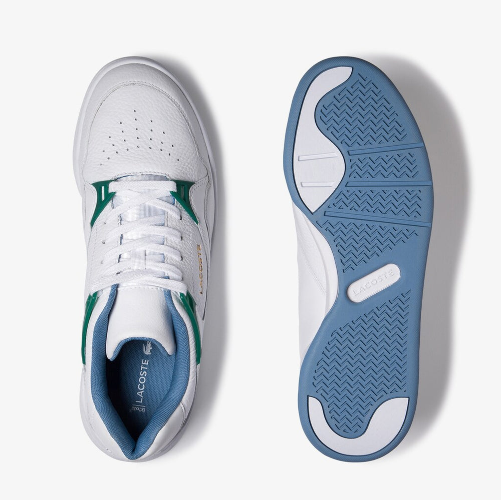 Men's Court Slam Tumbled Leather Sneakers / Lacoste