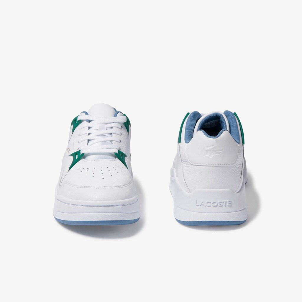 Men's Court Slam Tumbled Leather Sneakers / Lacoste