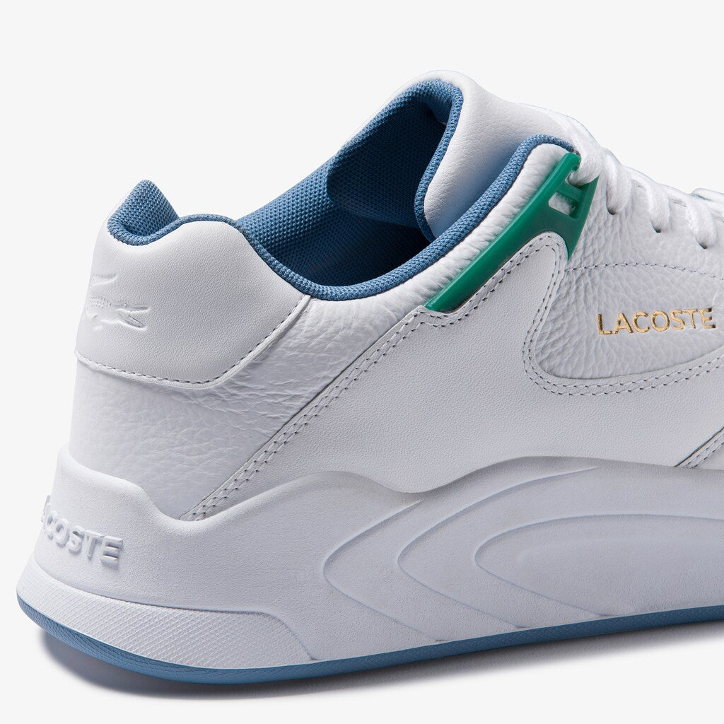 Men's Court Slam Tumbled Leather Sneakers / Lacoste