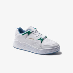 Men's Court Slam Tumbled Leather Sneakers / Lacoste