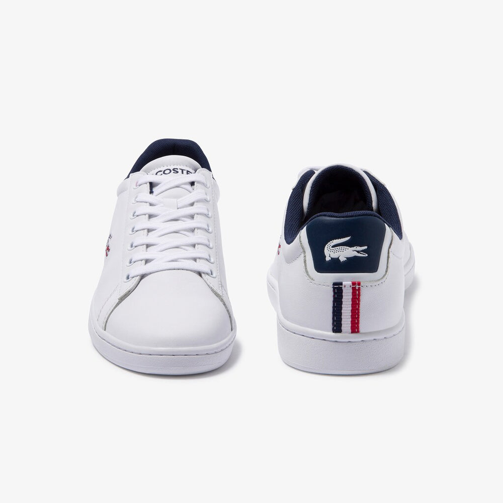 Men's Carnaby Evo Leather and Synthetic Sneakers / Lacoste