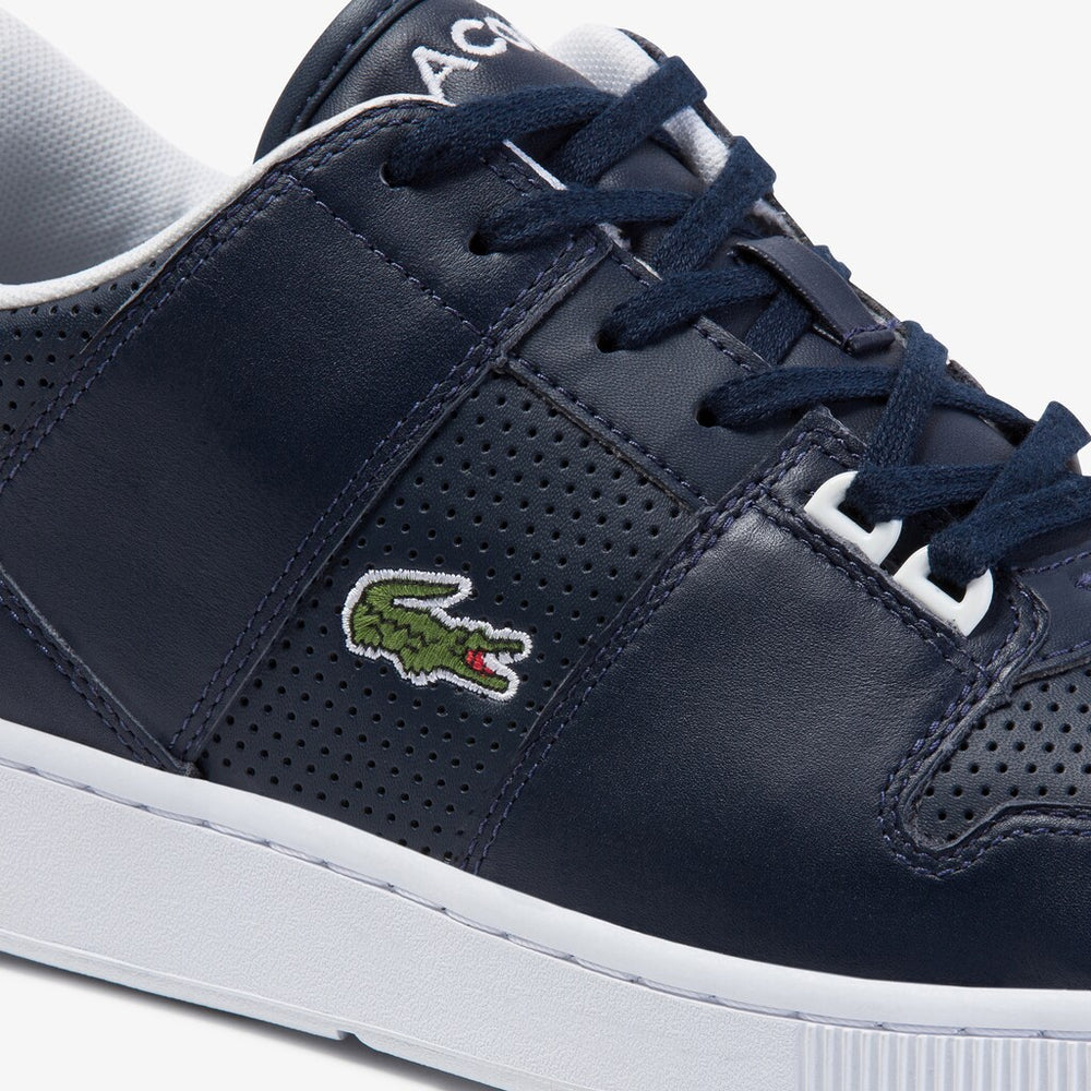 Men's Thrill Perforated Leather Sneakers / Lacoste