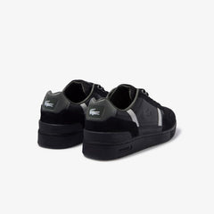 Men's T-Clip Leather and Suede Sneakers / Lacoste