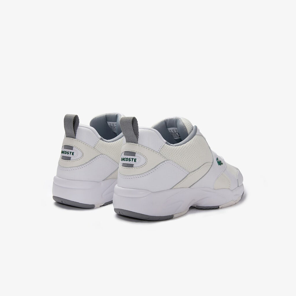 Men's Storm 96 Leather and Textile Sneakers / Lacoste