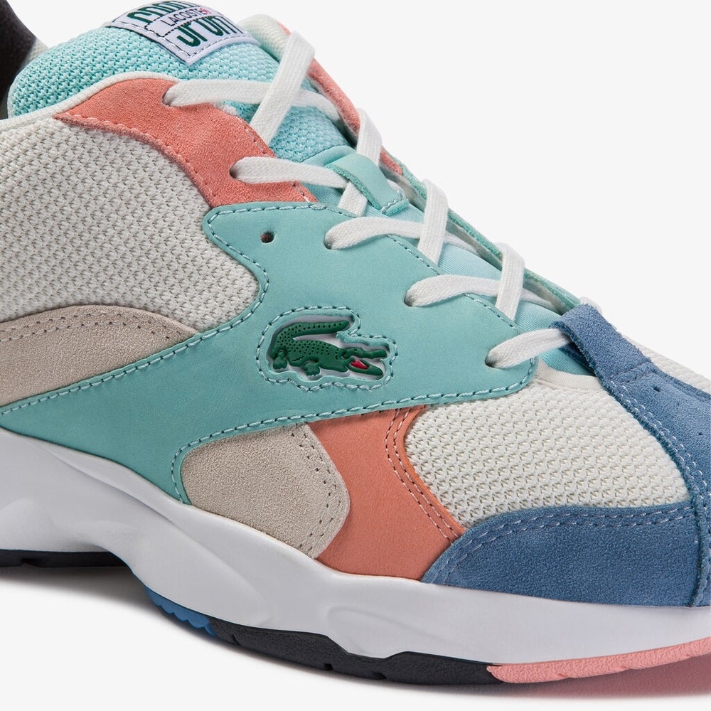 Men's Storm 96 Mesh and Suede Sneakers / Lacoste