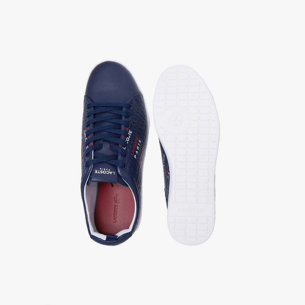 Men's Carnaby Evo Tricolore Leather Sneakers / Lacoste