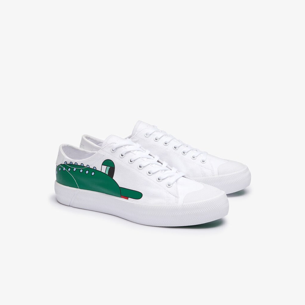 Lacoste x Jeremyville Men's Gripshot Canvas Trainers / Lacoste