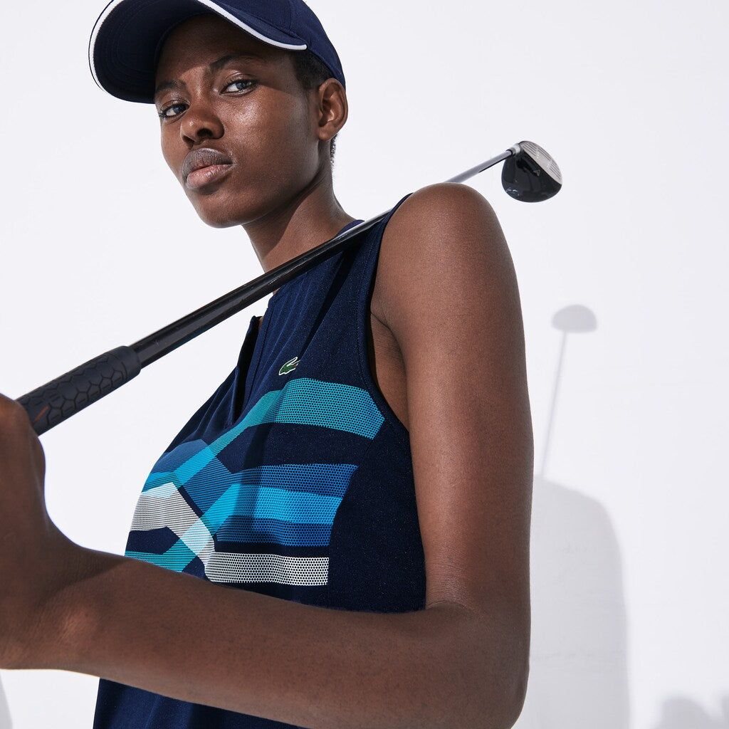 Women's SPORT Ultra Dry Geometric Print Performance Polo / Lacoste