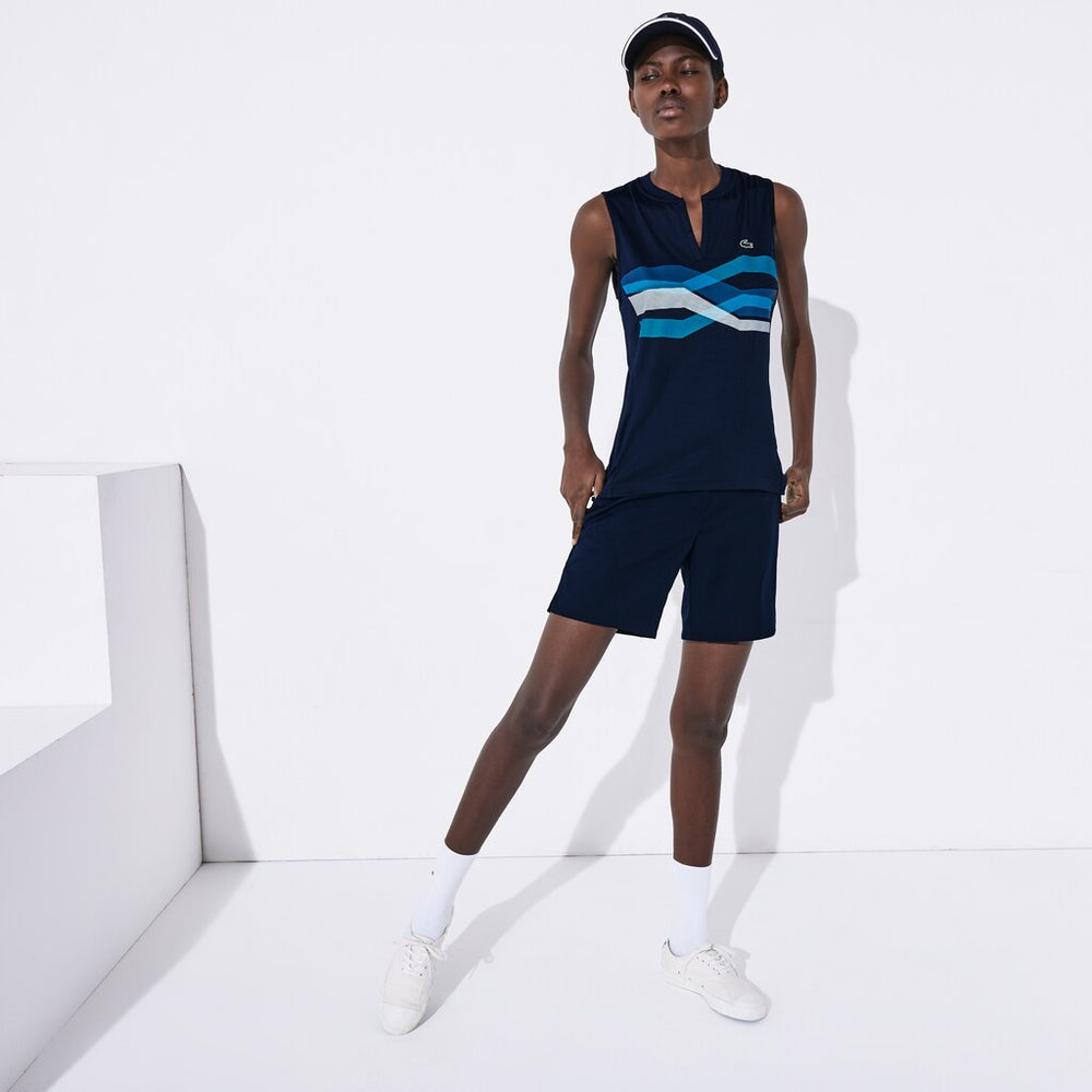 Women's SPORT Ultra Dry Geometric Print Performance Polo / Lacoste