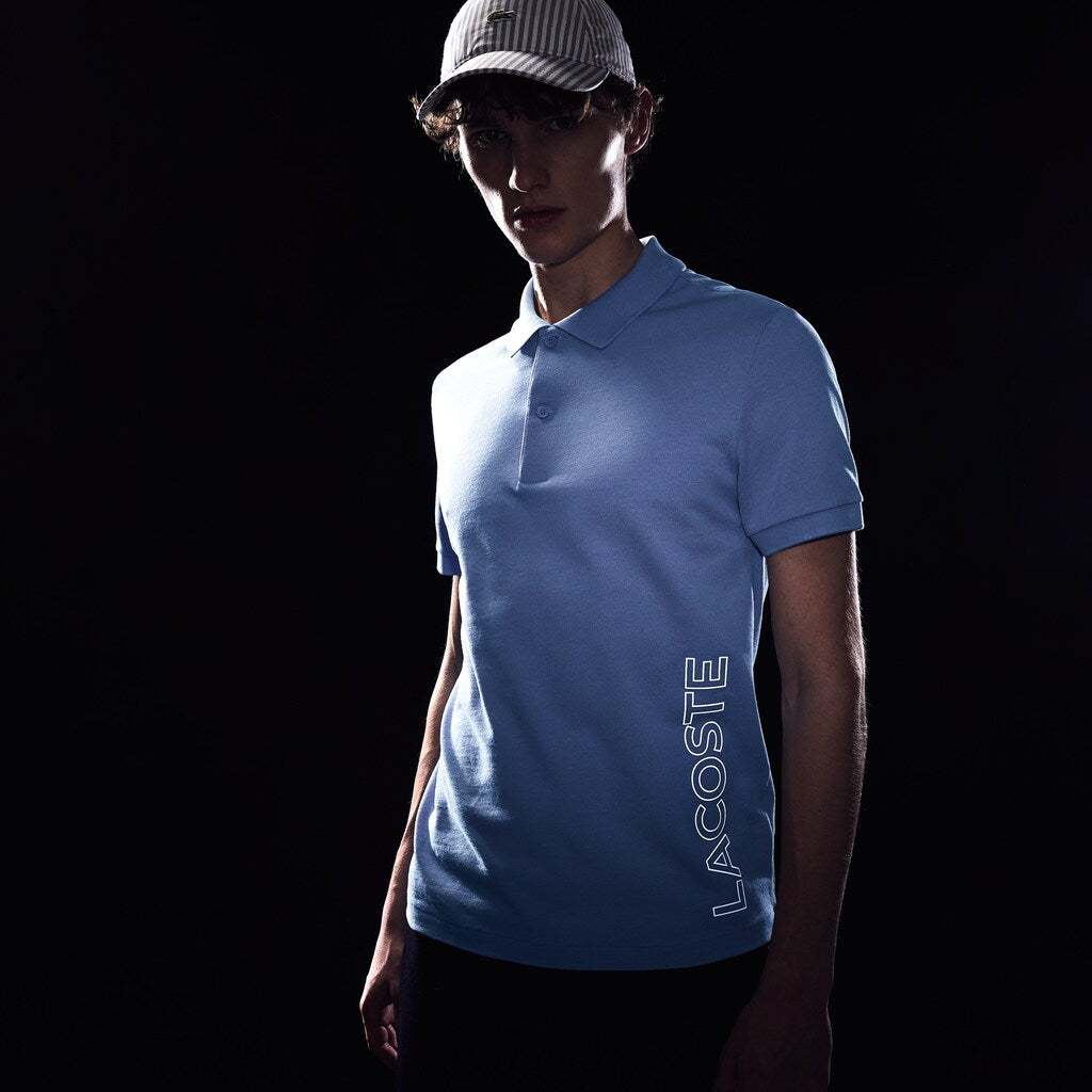 Men's -Branded Cotton Polo Shirt / Lacoste