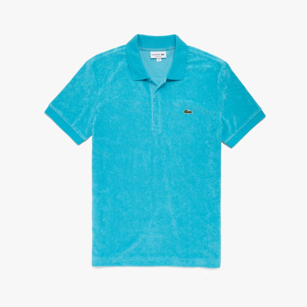 Men's Cotton Fleece Blend Regular Fit Polo Shirt / Lacoste