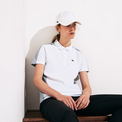 Women's SPORT Two-Tone Stretch Cotton Piqué Golf Polo Shirt / Lacoste