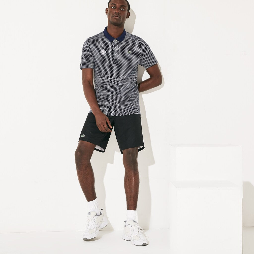 Men's SPORT Roland Garros Print Cotton Polo Shirt / Lacoste