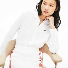 Women's Soft Cotton Oxford Style Polo Shirt / Lacoste