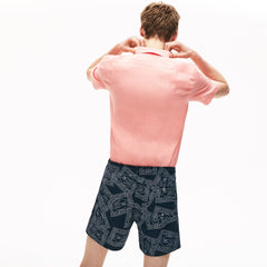 Men's Postcard Print Quick-Dry Swim Trunks / Lacoste