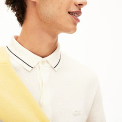 Men's Regular Fit Linen-Blend Polo Shirt / Lacoste