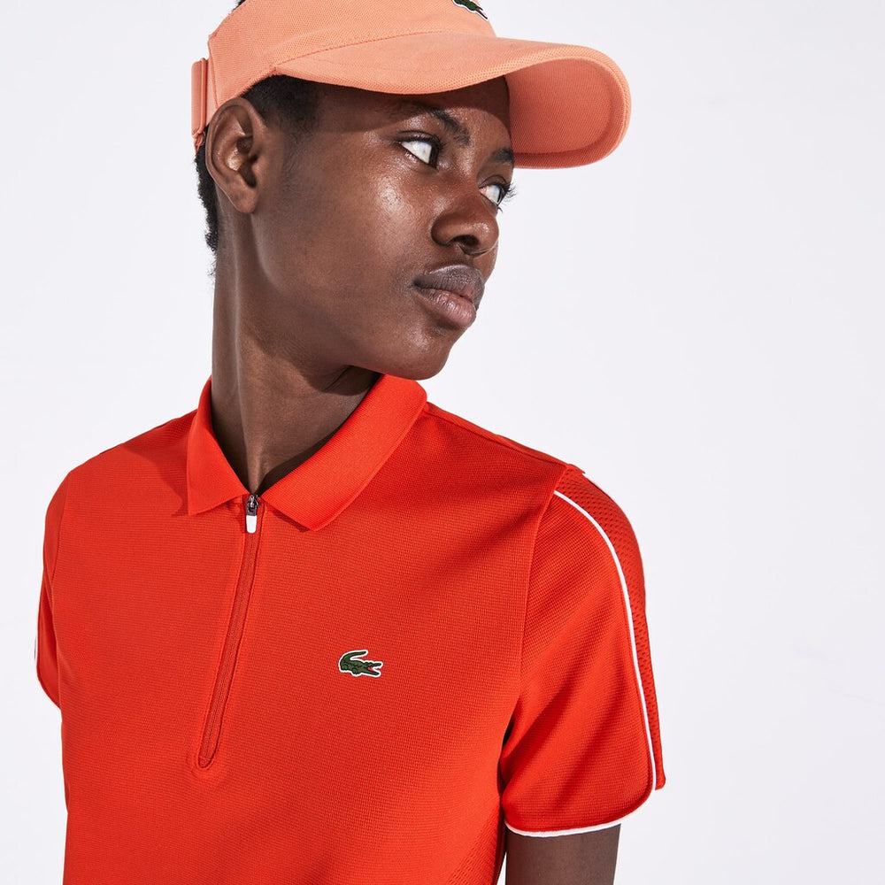 Women's SPORT Breathable Zip-Up Polo Shirt / Lacoste