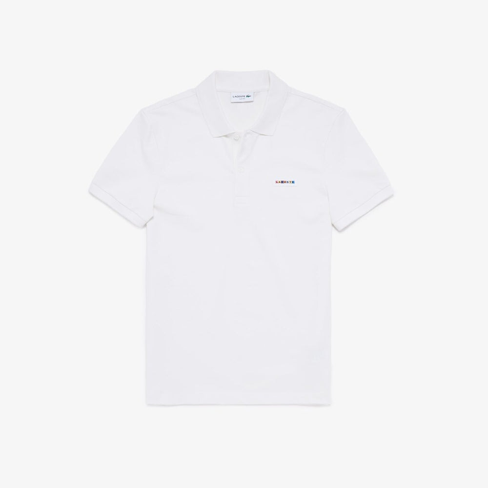 Men's Slim Fit Multicolor Badge Polo / Lacoste