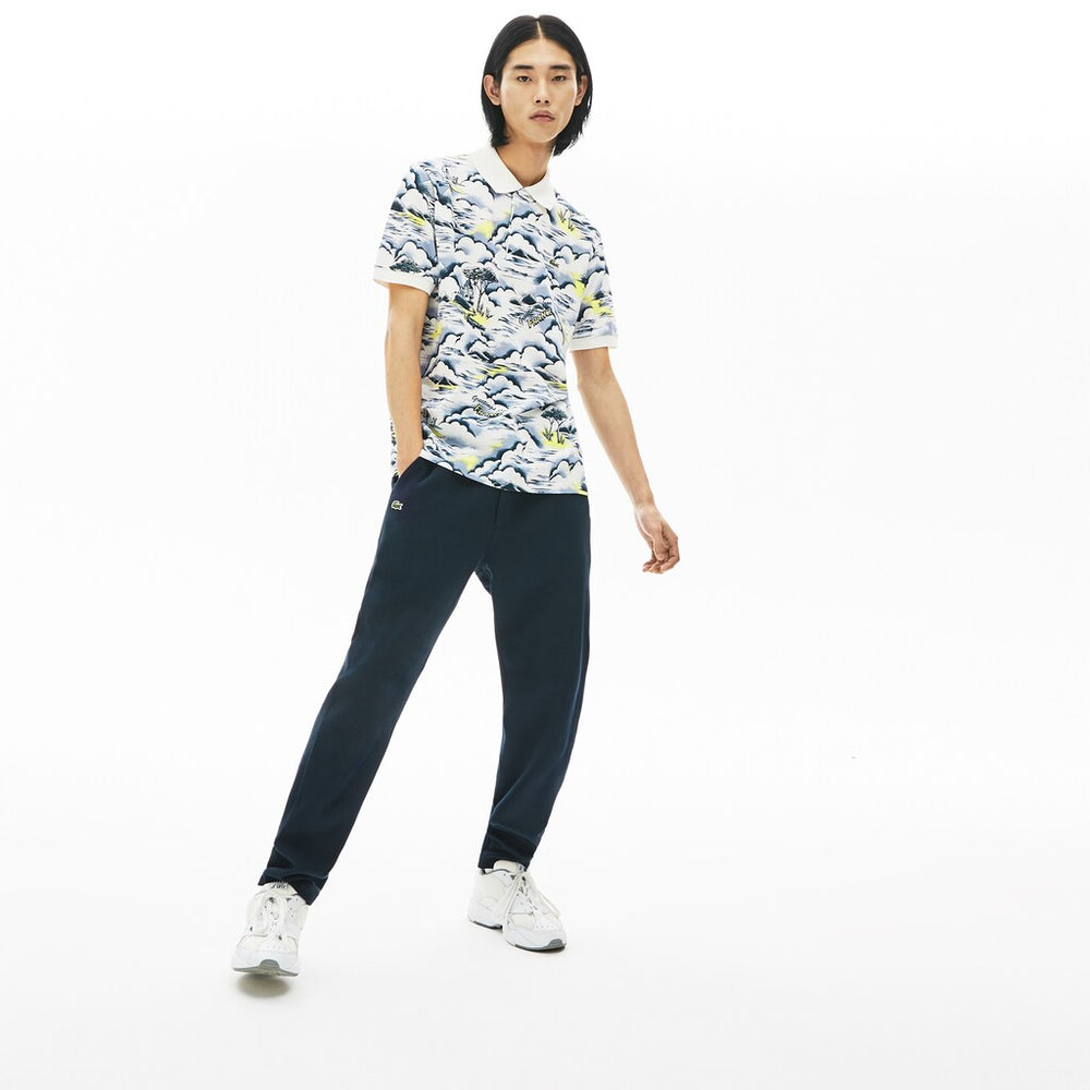 Men's Print Cotton Piqué Classic Fit Polo Shirt / Lacoste