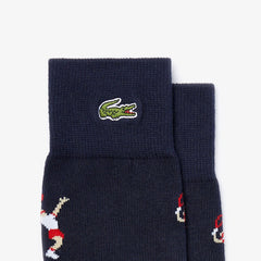 Unisex LIVE Tennis Player Pattern Socks / Lacoste