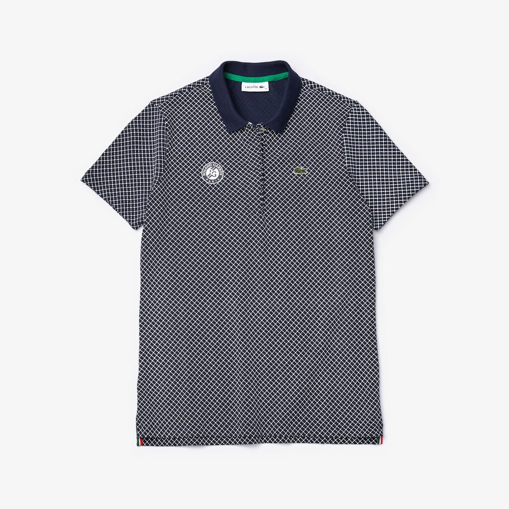 Women's SPORT Roland Garros Printed Cotton Polo Shirt / Lacoste