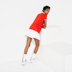 Women's SPORT Roland Garros Breathable V-Neck Polo Shirt / Lacoste