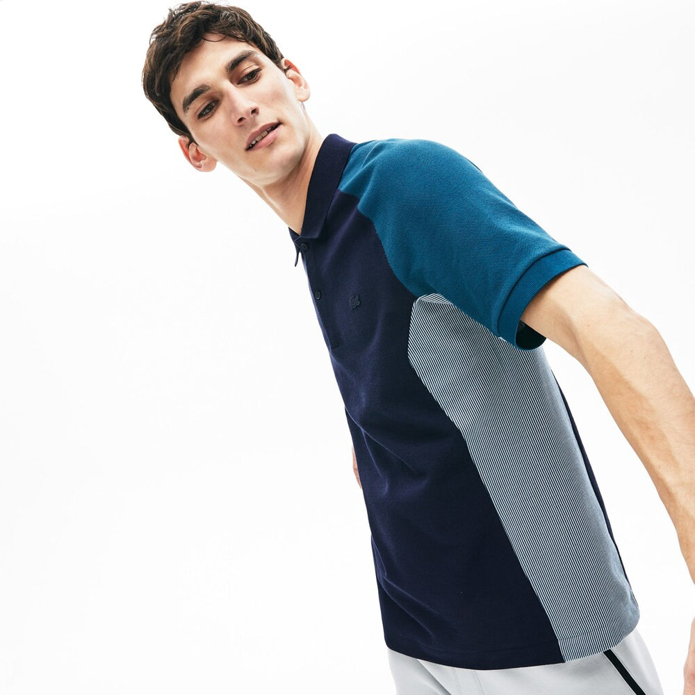 Men's Colorblock Piqué Polo Shirt / Lacoste