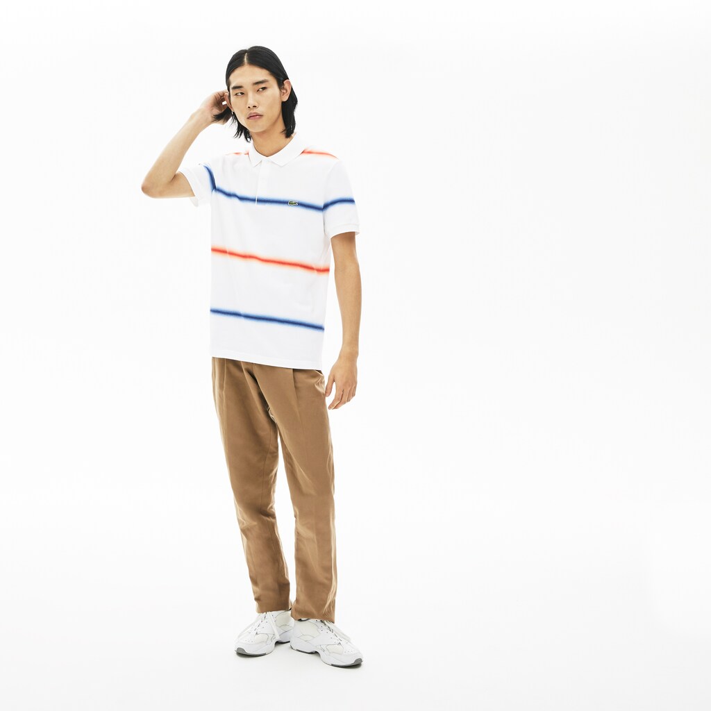 Men's Made in France Regular Fit Cotton Piqué Polo Shirt / Lacoste