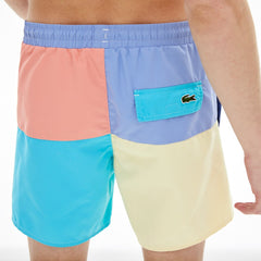 Men's Colorblock Quick-Dry Swim Shorts / Lacoste
