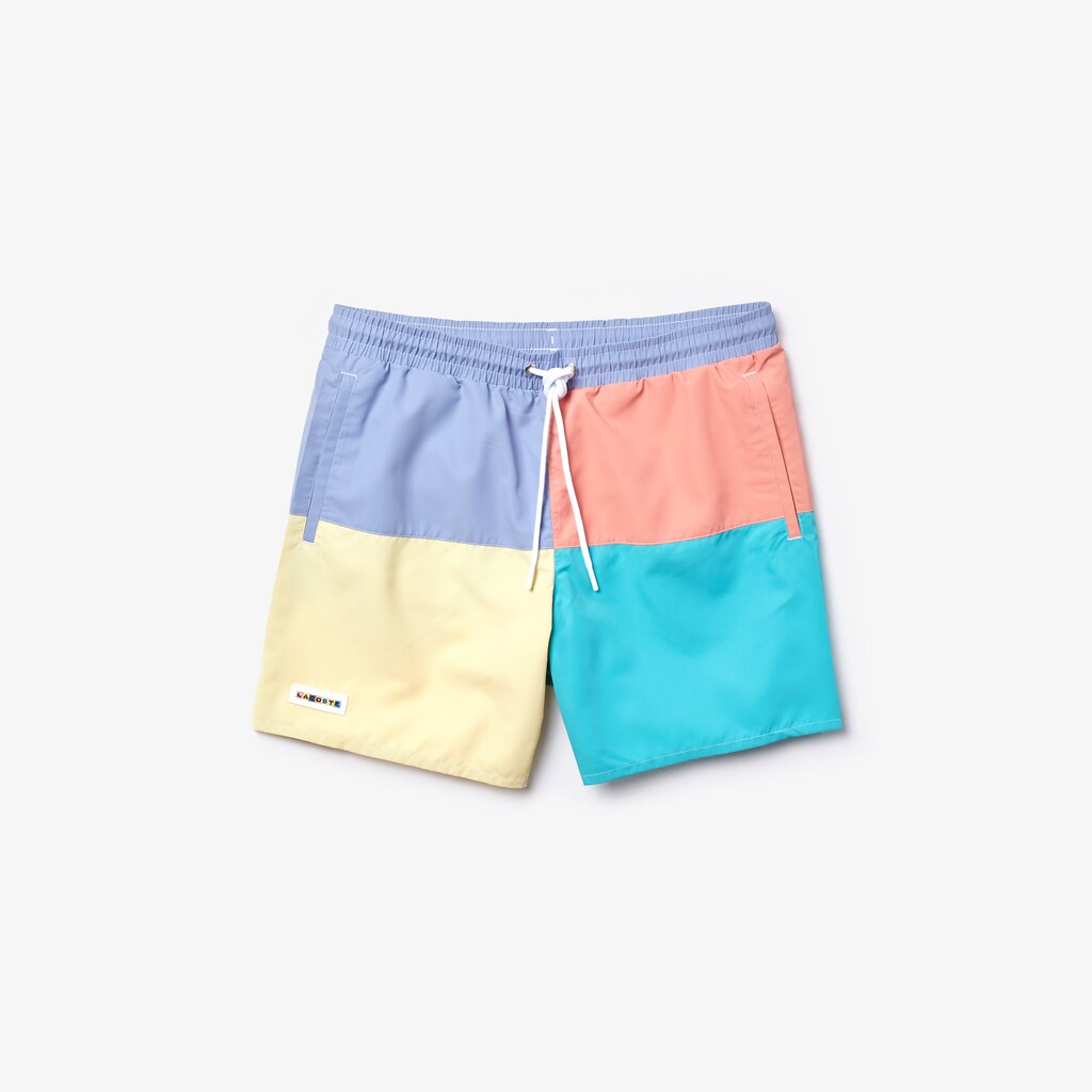 Men's Colorblock Quick-Dry Swim Shorts / Lacoste