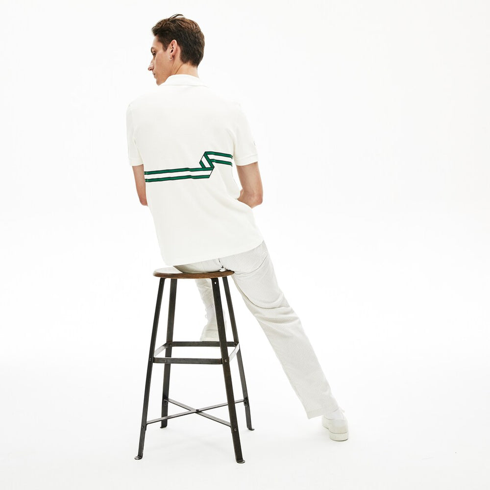 Men's Stripe Print Polo Shirt / Lacoste