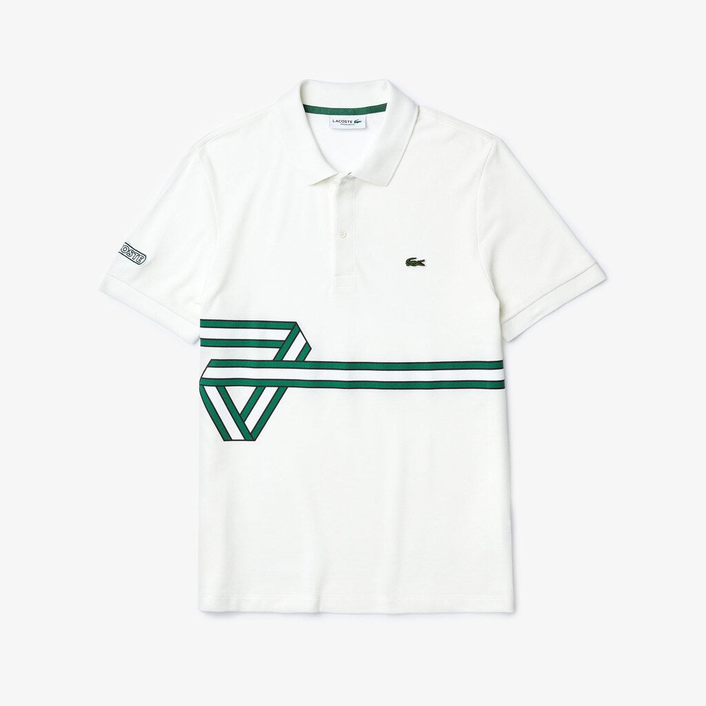 Men's Stripe Print Polo Shirt / Lacoste