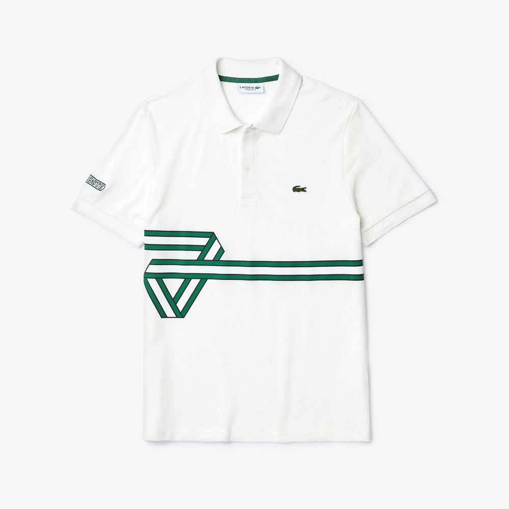 Men's Stripe Print Polo Shirt / Lacoste