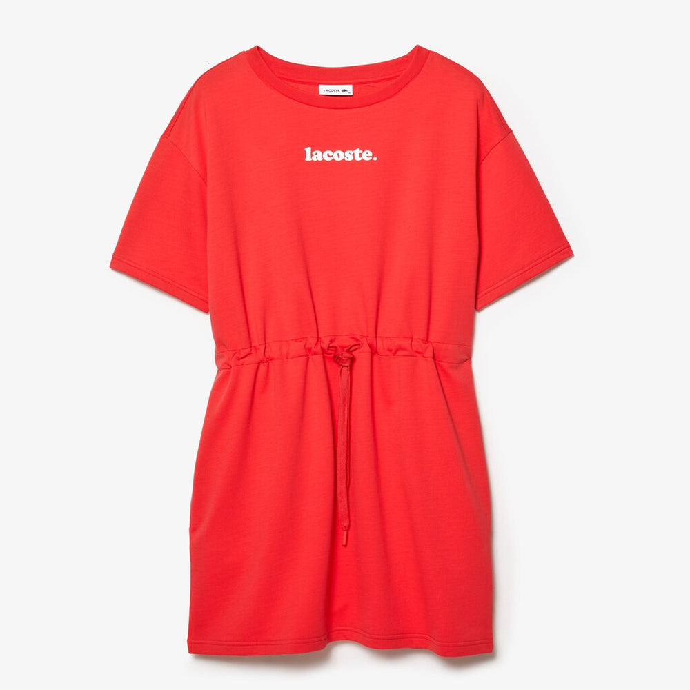 Women's Signature Cotton Fleece T-shirt Dress / Lacoste