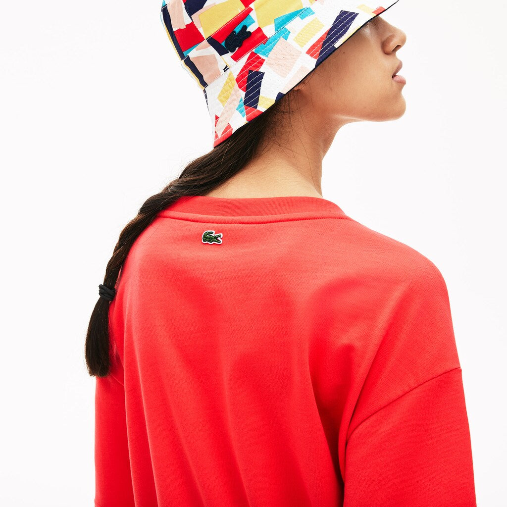 Women's Signature Cotton Fleece T-shirt Dress / Lacoste