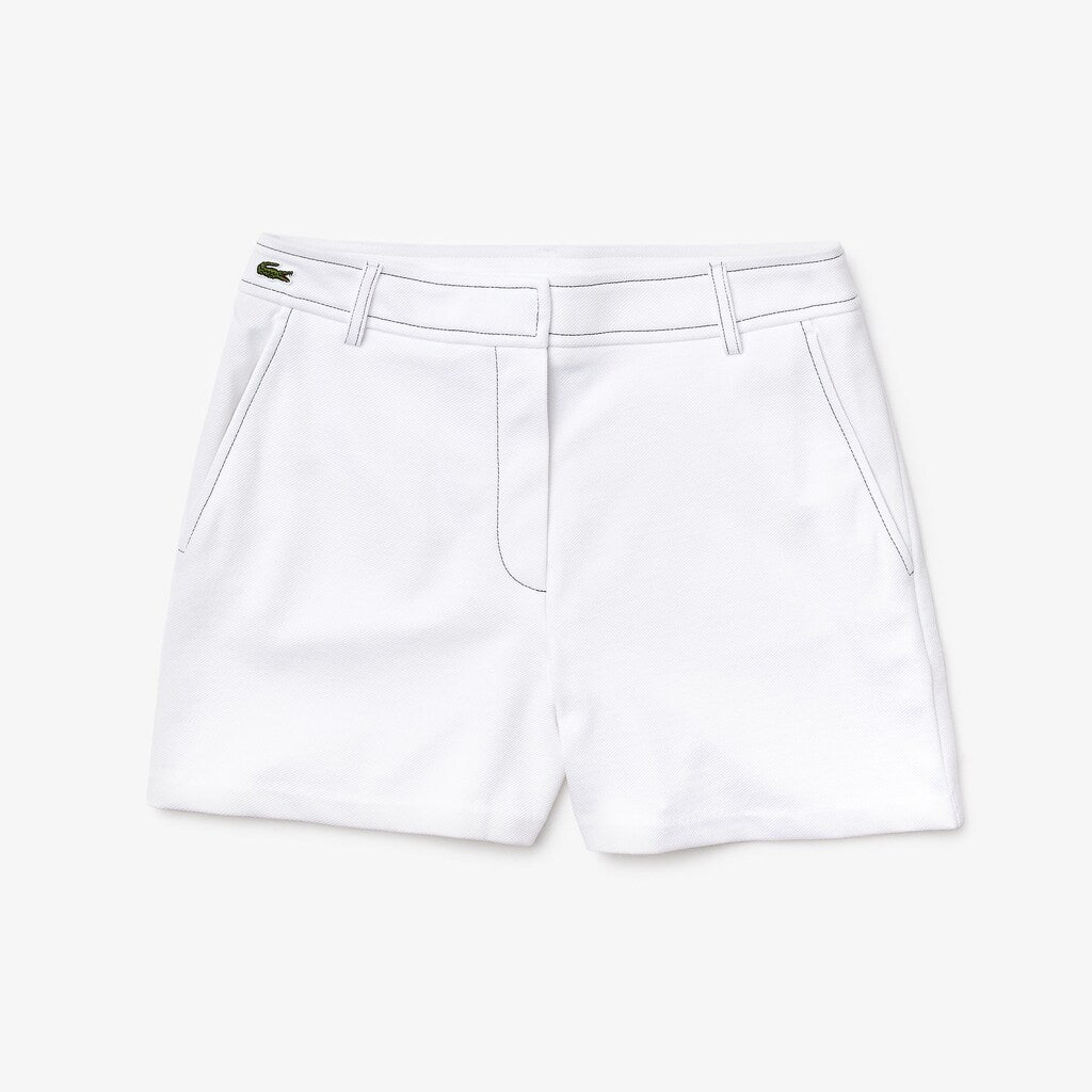 Women's Made in France Contrast Stitching Shorts / Lacoste