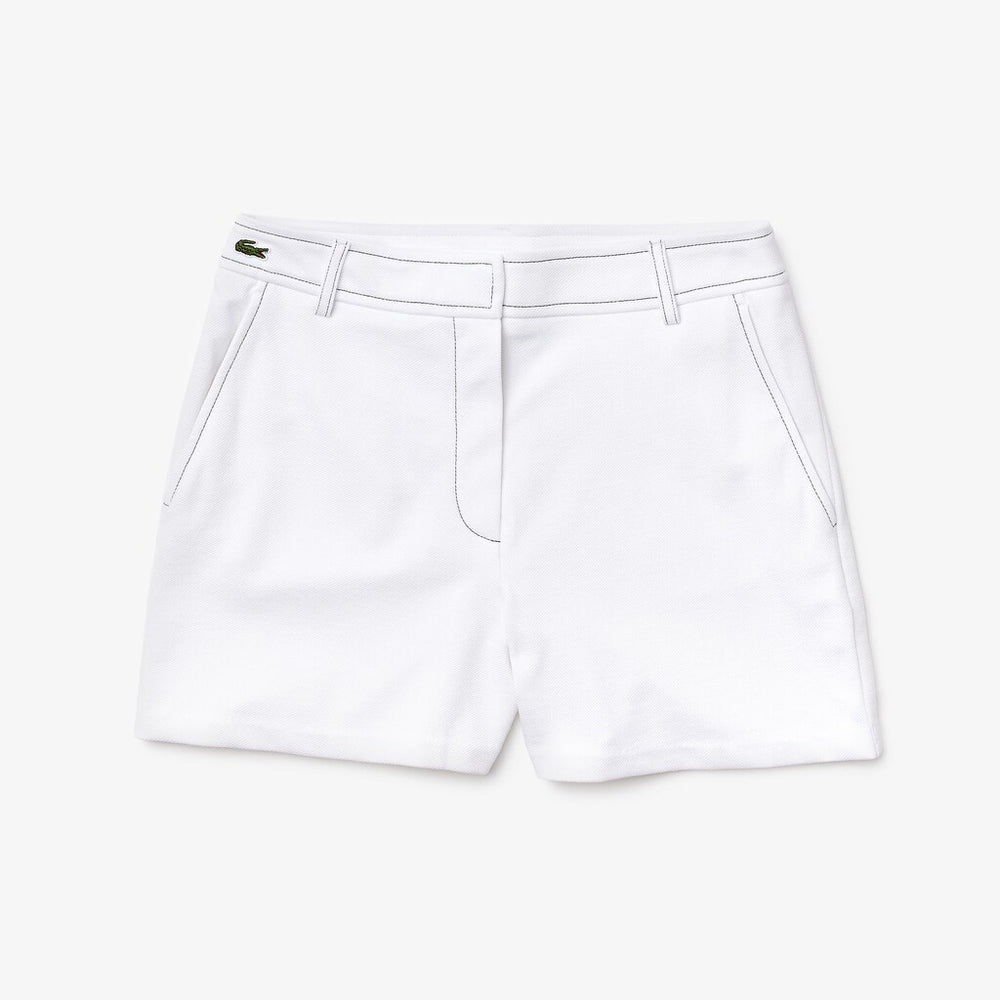 Women's Made in France Contrast Stitching Shorts / Lacoste