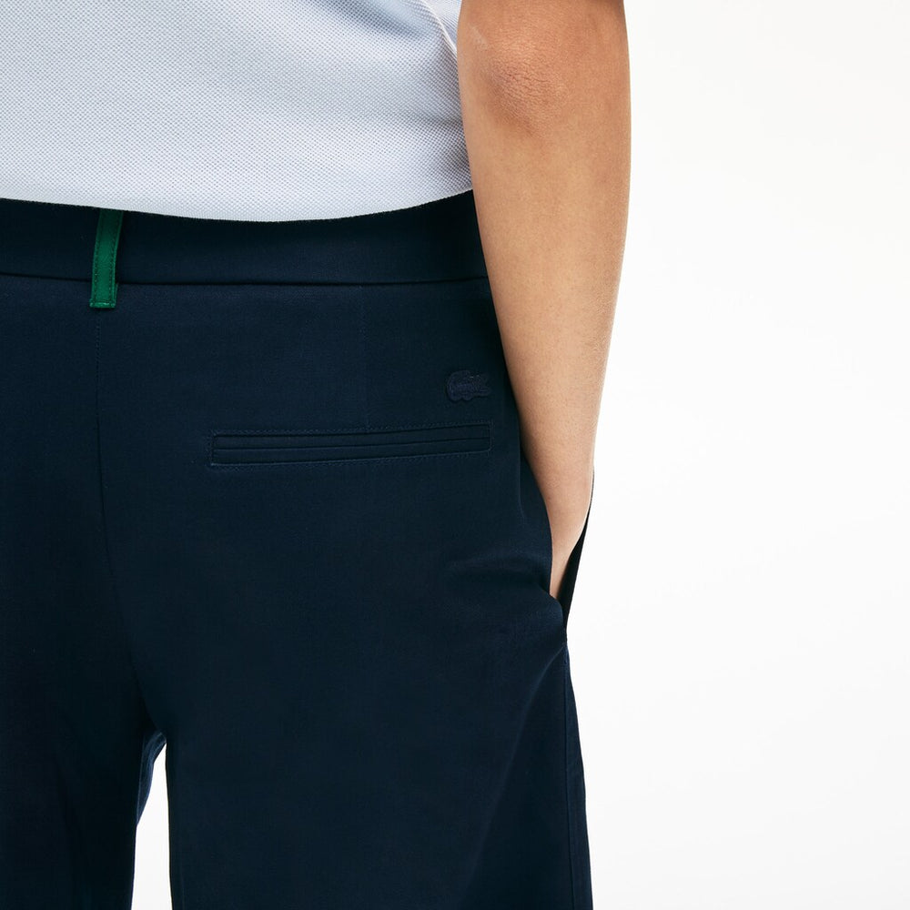 Women's Wide Cropped Cotton Pants / Lacoste
