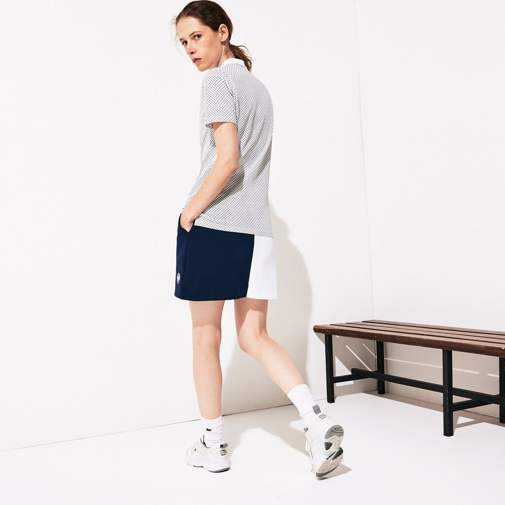 Women's SPORT Roland Garros Color-Block Skirt / Lacoste