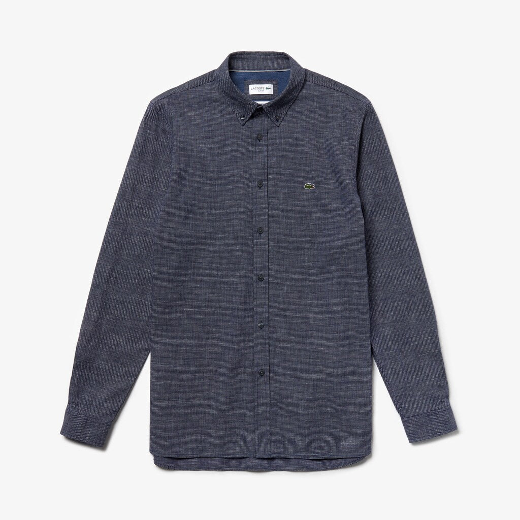 Men's Checkered Cotton Shirt / Lacoste