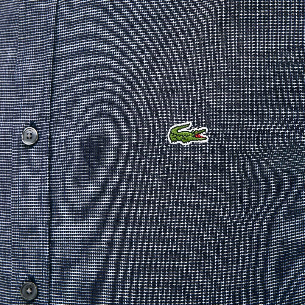 Men's Checkered Cotton Shirt / Lacoste