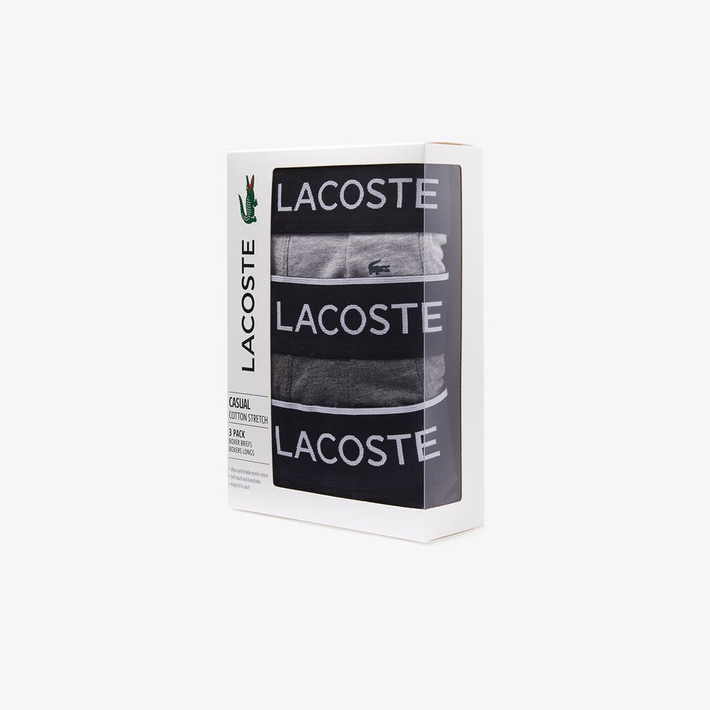 Pack of 3 Long Boxer Briefs / Lacoste