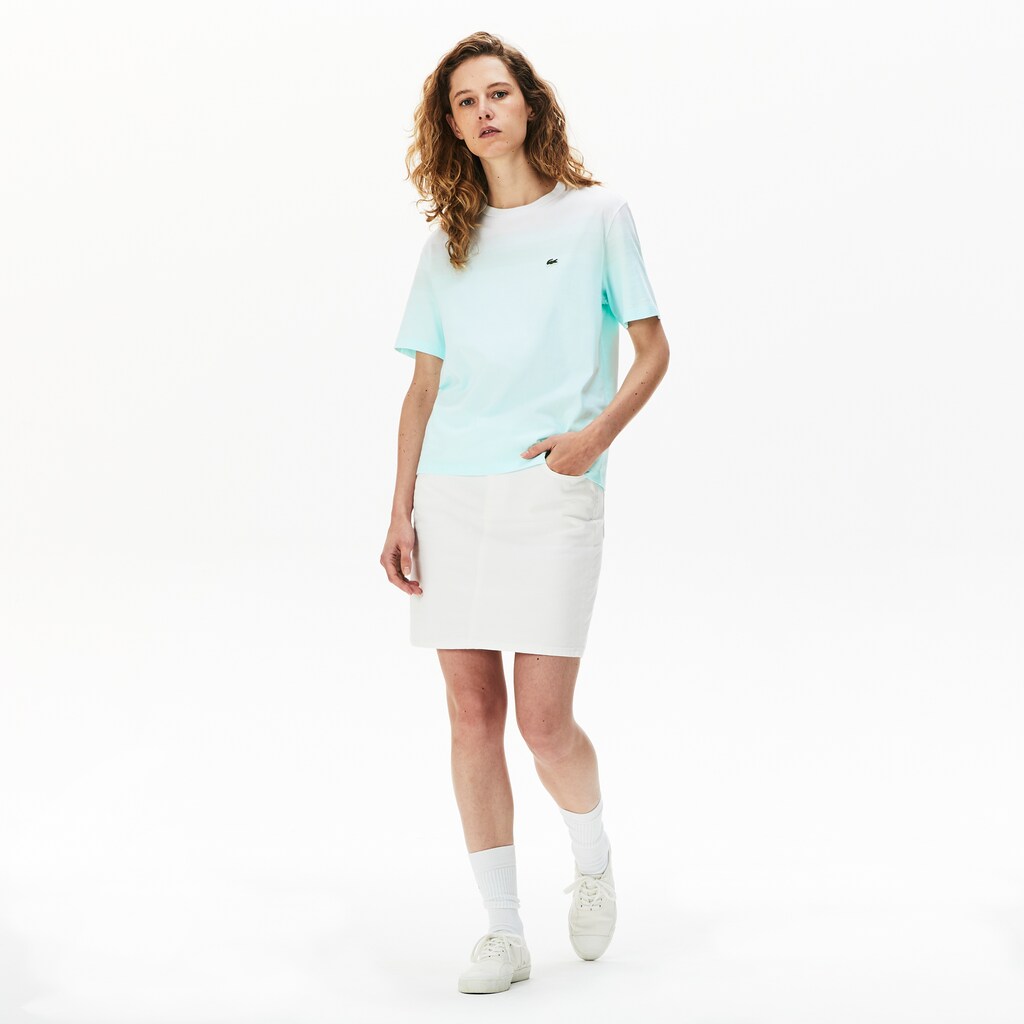 Women's Made in France Crew Neck Organic Cotton T-shirt / Lacoste