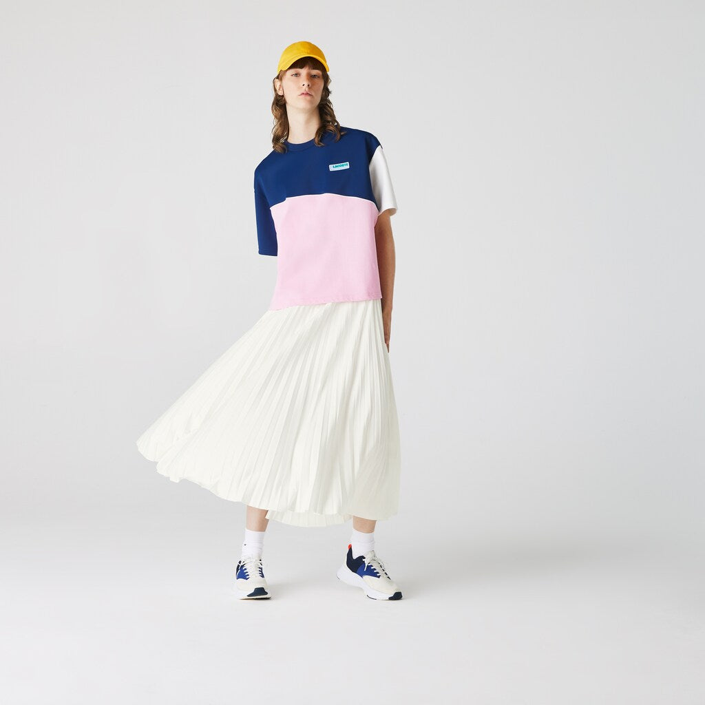 Women's Branded Elasticised Pleated Skirt / Lacoste