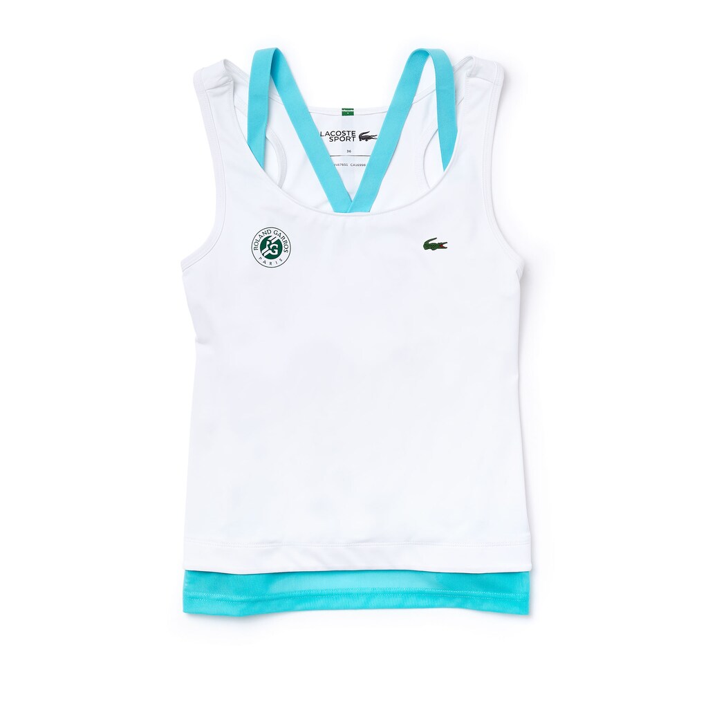 Women's SPORT Roland Garros Performance Tank Top / Lacoste