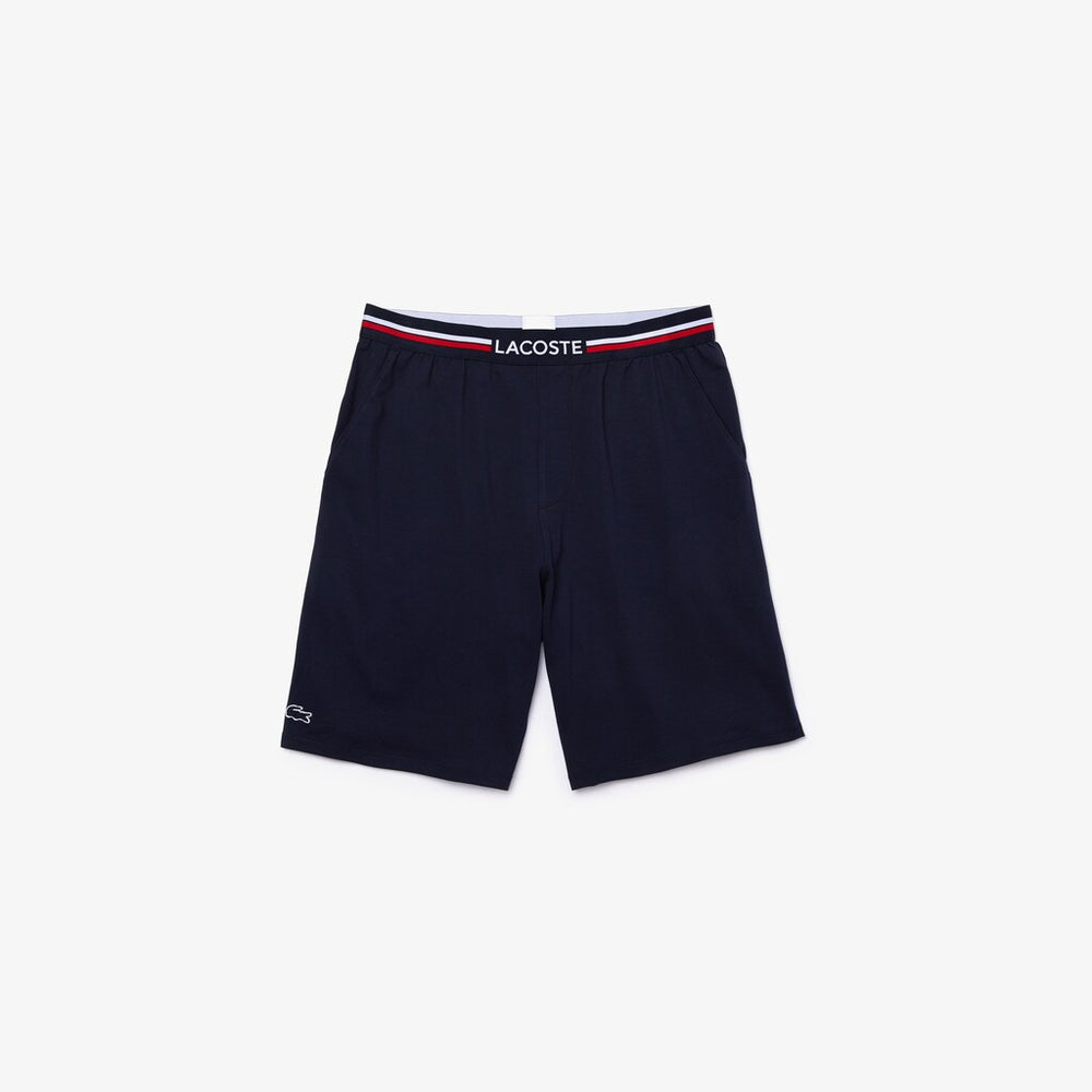 Men's Striped-Waist Long Boxer Briefs / Lacoste